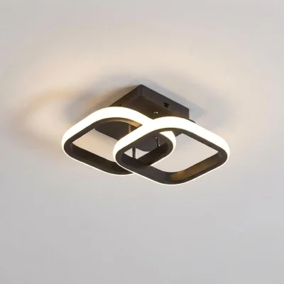 The Range Modern LED Ceiling Pendant Light Chandelier Style - Black