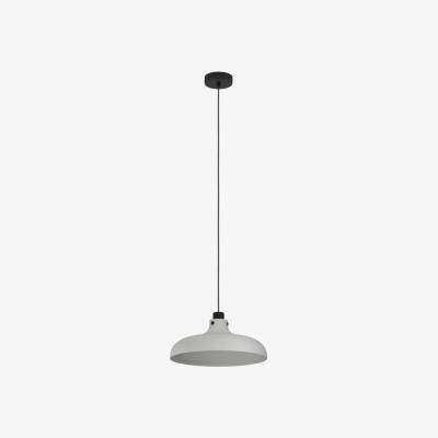 The Range Eglo MATLOCK Black and Grey Steel Pendant Light - Grey