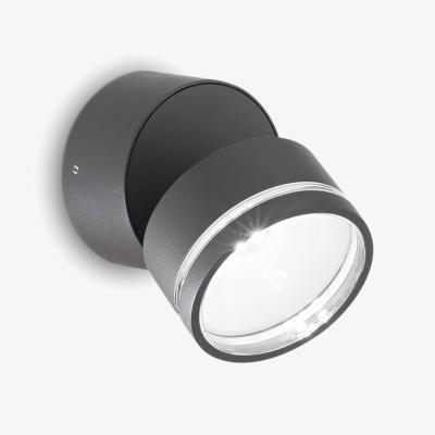 The Range Omega Round Single Spotlight - Anthracite