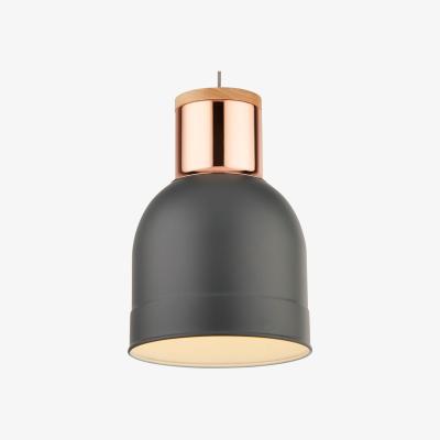 The Range CGC SHELL Grey and Copper Pendant Ceiling Light Adjustable Height - grey