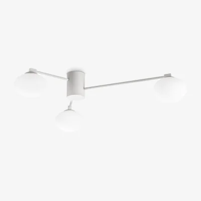 The Range Ideal Lux Lighting Hermes Ceiling Light White - White