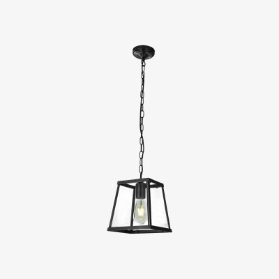 The Range Single Voyager Pendant - Black