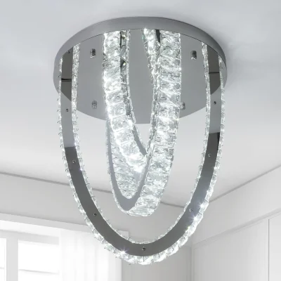 The Range Ceiling Light Silver 40cm - Silver