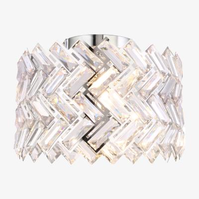 The Range Eleanor Flush Ceiling Fitting - Silver