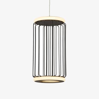 The Range Circolo Cage Pendant - Black