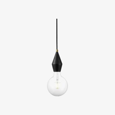 The Range Aud Slim Pendant Ceiling Light Black, E27 - Black