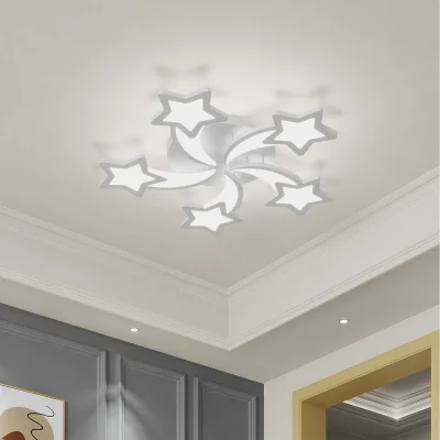 The Range Playful Shooting Star LED Energy Efficient Ceiling Light - White / 55W