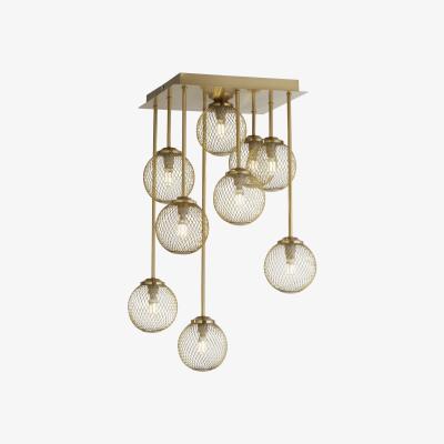 The Range Dresden Brass Ceiling Light - Gold