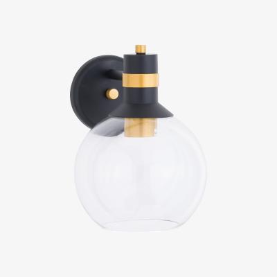 The Range Industrial Lighting Globe Wall Pendant - Black
