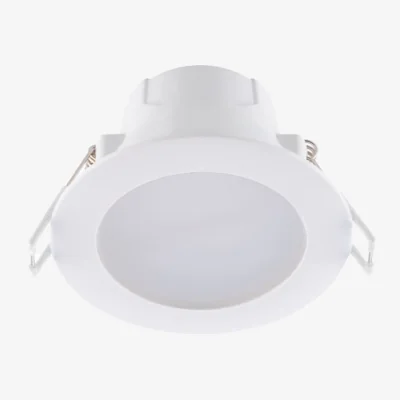 The Range Set Of 30 Downlight Bathroom Recessed Downlights - White And Frosted Plastic Diffuser