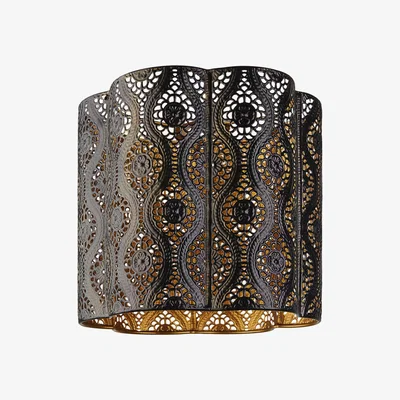 The Range Nocturnal Cut Out Pendant - Black