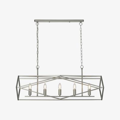 The Range Charleston Satin silver 5Lt Pendant - Silver