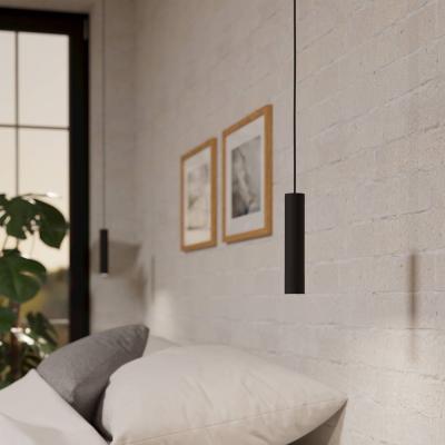 The Range Eglo Almudaina Slim LED Single Pendant Light WBS - Black