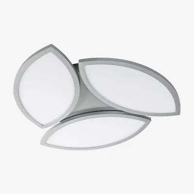 The Range Wofi Wiz Kirk Ceiling 3 Lights Grey