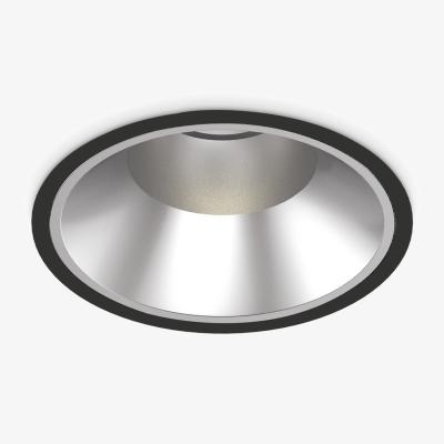 The Range Off Round Recessed Downlight - Black