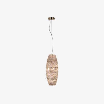 The Range Kos Ceiling Pendant 4 Light French Gold, Crystal - French Gold