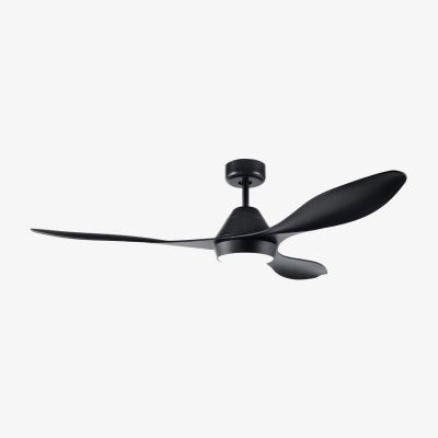 The Range Eglo Antibes Black Metal 5 Speed Lit Ceiling Fan, Bulb Included, - Black