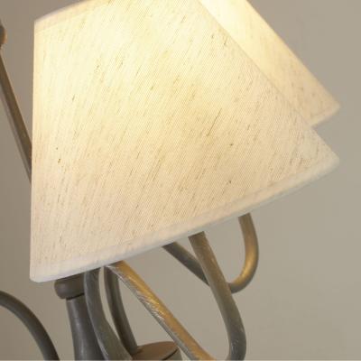 The Range Spindle Frame Ceiling Light - Grey