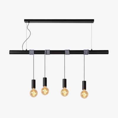 The Range Jaime Modern Bar Pendant Light Black - Black