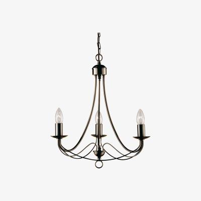 The Range Antonina Antique Brass 3Lt Pendant  - Brass