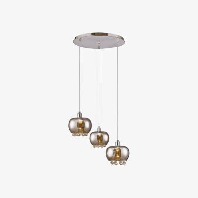 The Range Pandora Ceiling Cluster Pendant Mirrored Glass, Polished Chrome, Glass - Polished Chrome