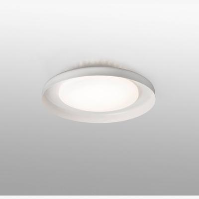 The Range Dolmen LED White Flush Ceiling Lamp 40cm - White