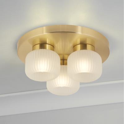 The Range Pearl Frosted 3 Light Pendant White - White