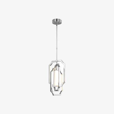 The Range Audrie LED Medium Ceiling Pendant Light Polished Nickel - Polished Nickel