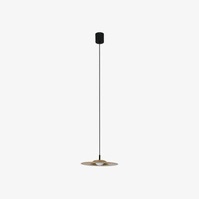 The Range Cosmos LED 1 Light Dome Ceiling Pendant - Brass