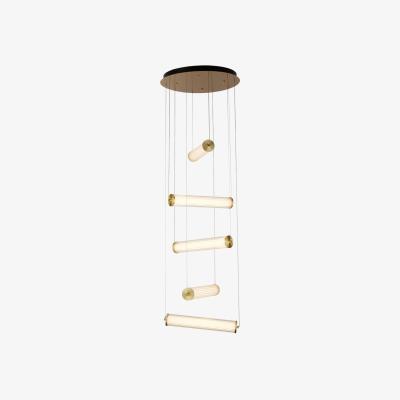 The Range Led 5 Light Mu Lighti-Drop Pendant - Clear