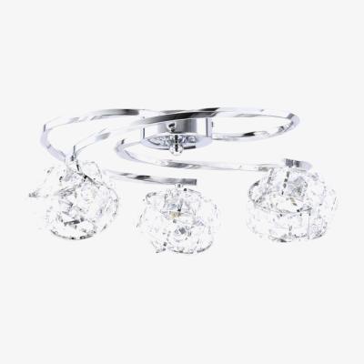 The Range 3 Light Jewel Twisted Ceiliing Fitting