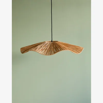 Rose & Grey Big Wave pendant light