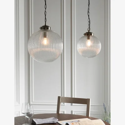 Rose & Grey Byron Pendant Light Small