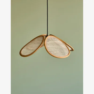 Rose & Grey Daisy pendant light