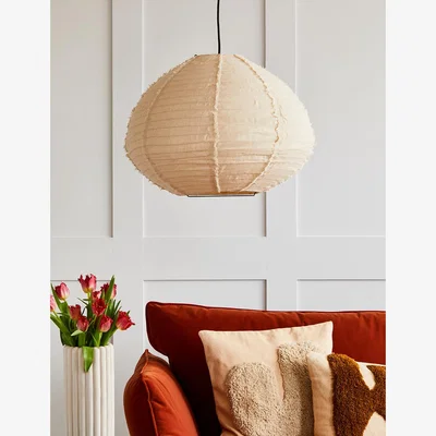 Rose & Grey Boho Cotton Ceiling Light