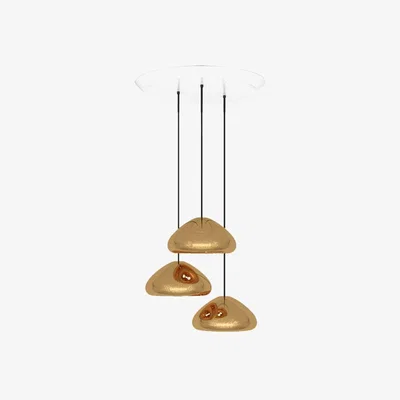 Sofa.com Tom Dixon Void 3 Light Pendant in Copper - sofa.com
