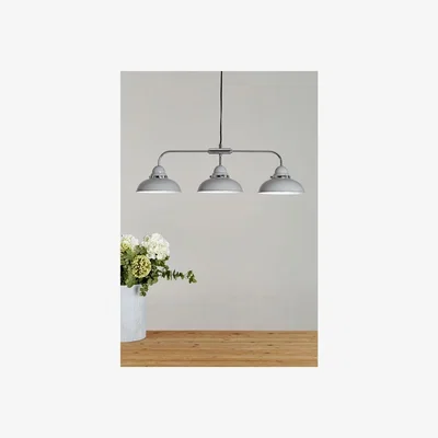 Teddy Beau Teddy's Collection Jude 3 Shades Light Grey Pendant Light