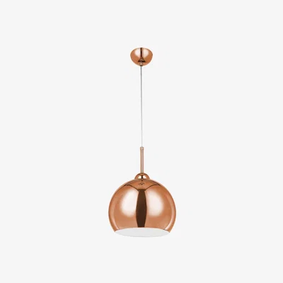 Teddy Beau Teddy's Collection Cherry Copper Finish White Pendant Light