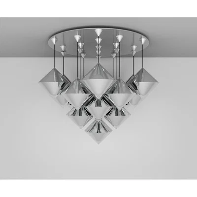 Tom Dixon Tom Dixon - Top Silver Mega Pendant System