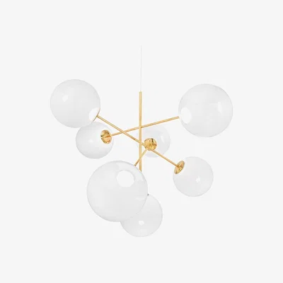 Tom Dixon Tom Dixon - Globe Chandelier Large Opal LED