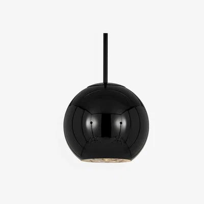 Tom Dixon Tom Dixon - Copper Round Pendant Black 25cm