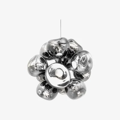 Tom Dixon Tom Dixon - Melt Burst Chandelier Silver LED