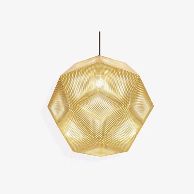 Tom Dixon Tom Dixon - Etch Pendant Brass 50cm