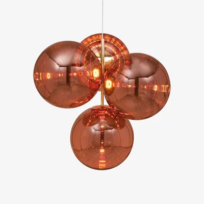 Tom Dixon Tom Dixon - Globe Chandelier Small Copper LED