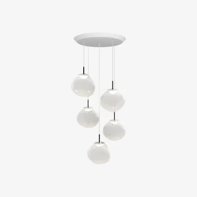 Tom Dixon Melt Opal Mini-Round Pendant System