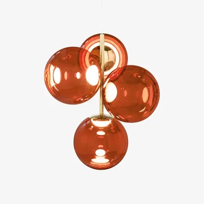 Tom Dixon Tom Dixon - Globe Chandelier Mini Copper LED