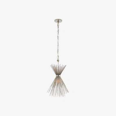Tobias Oliver Kelly Wearstler | Strada Pendant Light | Burnished Silver Leaf