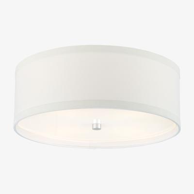 Tobias Oliver Visual Comfort | Walker Medium Flush Mount | Burnished Silver Leaf