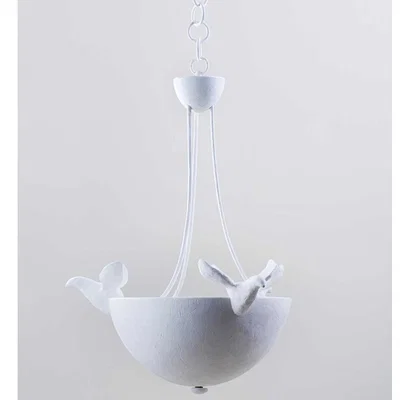Tobias Oliver Porta Romana | Aubrey Ceiling Light | Plaster White