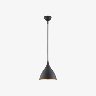 Tobias Oliver AERIN | Agnes Pendant Light Large | Matte Black / Gild